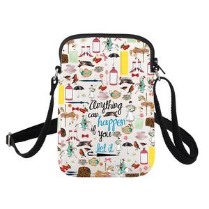 Musical Crossbody Bag Movie Fan Gifts Cell Phone Purse With Adjustable Strap :'